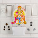 UKANI  Hanuman ji  Design single color white light UV Multi color Print Night Lamp for Temple/Home/Office/gift