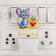 UKANI  Tom and jerry  Design single color white light UV Multi color Print Night Lamp for Temple/Home/Office/gift