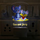 UKANI  Tom and jerry  Design single color white light UV Multi color Print Night Lamp for Temple/Home/Office/gift