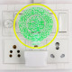 UKANI   Sureh fatia Design single color white light UV Multi color Print Night Lamp for Temple/Home/Office/gift