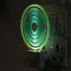 UKANI 4 QUL Design single color white light UV Multi color Print Night Lamp for Temple/Home/Office/gift