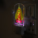 UKANI   Budha Design single color white light UV Multi color Print Night Lamp for Temple/Home/Office/gift