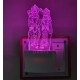 UKANI 3D  Shree Ram ( Siyaram) Night lamp with 7 color automatic Changing Light For Home bedroom Gift  Cafe Office Valentine Gift  size (3 inch )