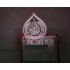 UKANI 3D Islamic  Night lamp with 7 color automatic Changing Light For Home bedroom Gift  Cafe Office Valentine Gift  size (3 inch )