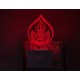UKANI 3D islamic allah Night lamp with 7 color automatic Changing Light For Home bedroom Gift  Cafe Office Valentine Gift  size (3 inch )