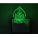 UKANI 3D islamic allah Night lamp with 7 color automatic Changing Light For Home bedroom Gift  Cafe Office Valentine Gift  size (3 inch )