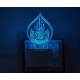 UKANI 3D islamic allah Night lamp with 7 color automatic Changing Light For Home bedroom Gift  Cafe Office Valentine Gift  size (3 inch )