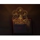 UKANI 3D Islamic Panjatan Night lamp with 7 color automatic Changing Light For Home bedroom Gift  Cafe Office Valentine Gift  size (3 inch )