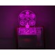 UKANI 3D slamic Panjatan Night lamp with 7 color automatic Changing Light For Home bedroom Gift  Cafe Office Valentine Gift  size (3 inch )