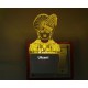 UKANI 3D Shree Swaminarayan Ghanshyam Maharaj Design with 7 color automatic Changing Light For Home bedroom Gift  Cafe Office Valentine Gift  size (3 inch )