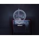 UKANI 3D New Islamic Masjid Design with 7 color automatic Changing Light For Home bedroom Gift  Cafe Office Valentine Gift  size (3 inch )