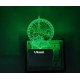 UKANI 3D New Islamic Masjid Design with 7 color automatic Changing Light For Home bedroom Gift  Cafe Office Valentine Gift  size (3 inch )