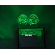 UKANI 3D New Islamic Heart Design with 7 color automatic Changing Light For Home bedroom Gift  Cafe Office Valentine Gift  size (3 inch )