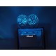 UKANI 3D New Islamic Heart Design with 7 color automatic Changing Light For Home bedroom Gift  Cafe Office Valentine Gift  size (3 inch )