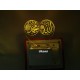 UKANI 3D New Islamic Heart Design with 7 color automatic Changing Light For Home bedroom Gift  Cafe Office Valentine Gift  size (3 inch )