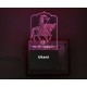 UKANI 3DGod Ramapir Design with 7 color automatic Changing Light For Home bedroom Gift  Cafe Office Valentine Gift  size (3 inch )