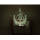UKANI 3D Ishlamic  Design with 7 color automatic Changing Light For Home bedroom Gift  Cafe Office Valentine Gift  size (3 inch )