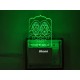 UKANI 3D Shree Randal Mataji Design with 7 color automatic Changing Light For Home bedroom Gift  Cafe Office Valentine Gift  size (3 inch )