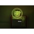 UKANI 3D Shree Mahakal Design with 7 color automatic Changing Light For Home bedroom Gift  Cafe Office Valentine Gift  size (3 inch )