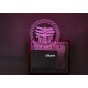 UKANI 3D Shree Mahakal Design with 7 color automatic Changing Light For Home bedroom Gift  Cafe Office Valentine Gift  size (3 inch )