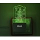 UKANI 3D Shree Mahakali Mataji  Design with 7 color automatic Changing Light For Home bedroom Gift  Cafe Office Valentine Gift  size (3 inch )