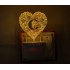 UKANI 3D  ALPHABET C Night lamp with 7 color automatic Changing Light For Home bedroom Gift  Cafe Office Valentine Gift  size (3 inch )