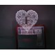 UKANI 3D  ALPHABET F Night lamp with 7 color automatic Changing Light For Home bedroom Gift  Cafe Office Valentine Gift  size (3 inch )