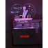 UKANI 3D You Are My Life With  Romantic Couple  Night lamp with 7 color automatic Changing Light For Home bedroom Gift  Cafe Office Valentine Gift  size (3 inch )