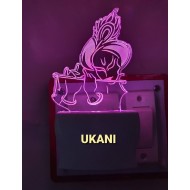 UKANI 3D Lord Krishna  Night lamp with 7 color automatic Changing Light For Home bedroom Gift  Cafe Office Valentine Gift  size (3 inch )