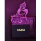 UKANI 3D Lord Krishna  Night lamp with 7 color automatic Changing Light For Home bedroom Gift  Cafe Office Valentine Gift  size (3 inch )