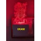 UKANI 3D Shreenathji  Night lamp with 7 color automatic Changing Light For Home bedroom Gift  Cafe Office Valentine Gift  size (3 inch )