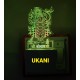 UKANI 3D Shreenathji  Night lamp with 7 color automatic Changing Light For Home bedroom Gift  Cafe Office Valentine Gift  size (3 inch )