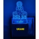 UKANI 3D Sai  baba  Night lamp with 7 color automatic Changing Light For Home bedroom Gift  Cafe Office Valentine Gift  size (3 inch )