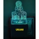 UKANI 3D Sai  baba  Night lamp with 7 color automatic Changing Light For Home bedroom Gift  Cafe Office Valentine Gift  size (3 inch )