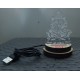 UKANI 3D USB GANESHJI  Night Lamp for Car/Office/Desktop/Gift/Table Top 7 Color Change Light Size 3 Inch