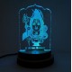 UKANI 3D USB Shivji / Bhlenath / Shiv Shankar Night Lamp for Car/Office/Desktop/Gift/Table Top 7 Color Change Light 