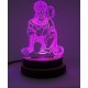 UKANI 3D USB Shree Hanumanji Maharaj  / Bajarang bali Night Lamp for Car/Office/Desktop/Gift/Table Top 7 Color Change Light 