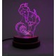 UKANI 3D USB Gayatri Mantra Night Lamp for Car/Office/Desktop/Gift/Table Top 7 Color Change Light 