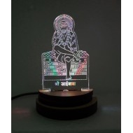 UKANI 3D USB Sai baba Night Lamp for Car/Office/Desktop/Gift/Table Top 7 Color Change Light Size 3 Inch
