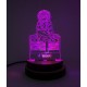 UKANI 3D USB Sai baba Night Lamp for Car/Office/Desktop/Gift/Table Top 7 Color Change Light Size 3 Inch