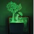 UKANI  3D Customize Name Lamp Romantic Couple Under Tree Acrylic Personalized 7 Colour Changing 3D Illusion LED Night Lamp ||Customized Name and Tagline.Perfect Gift for every Occasion /Valentines Day(Multicolour) 
