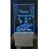 UKANI 3D Happy Rakshabandhan  Night lamp with 7 color automatic Changing Light For Home bedroom Gift  Cafe Office Valentine Gift  size 