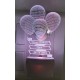 UKANI  3D Customize Name Lamp New 3D Birthday balloon Acrylic Personalized 7 Colour Changing 3D Illusion LED Night Lamp ||Customized Name and Tagline.Perfect Gift for every Occasion /Valentines Day(Multicolour) 