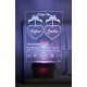UKANI  3D Customize Name Lamp 3D Music Player Acrylic Personalized 7 Colour Changing 3D Illusion LED Night Lamp ||Customized Name and Tagline.Perfect Gift for every Occasion /Valentines Day(Multicolour) 