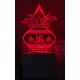 UKANI 3D Pavitra Kalash Night lamp with 7 color automatic Changing Light For Home bedroom Gift  Cafe Office Valentine Gift  size (3 inch )