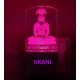 UKANI 3D  Parshwanath Night lamp with 7 color automatic Changing Light For Home bedroom Gift  Cafe Office Valentine Gift  size (3 inch )