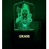 UKANI 3D God Shiva Night lamp with 7 color automatic Changing Light For Home bedroom Gift  Cafe Office Valentine Gift  size (3 inch )