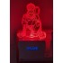 UKANI 3D  Hanumanji with Heart Night lamp with 7 color automatic Changing Light For Home bedroom Gift  Cafe Office Valentine Gift  size (3 inch )