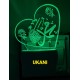 UKANI 3D New Islamic Design Night lamp with 7 color automatic Changing Light For Home bedroom Gift  Cafe Office Valentine Gift  size (3 inch )