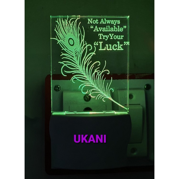 UKANI 3D Mor Pinch Night lamp with 7 color automatic Changing Light For Home bedroom Gift  Cafe Office Valentine Gift  size (3 inch )